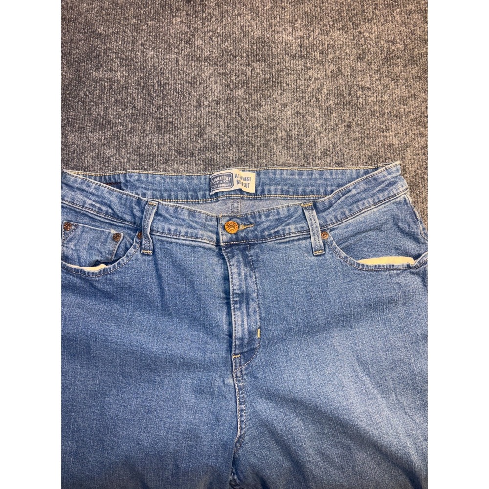 Levi's Bootcut‎ Jeans Women's 16M Blue Denim Flat Front High Rise Medium Wash - Picture 6 of 13